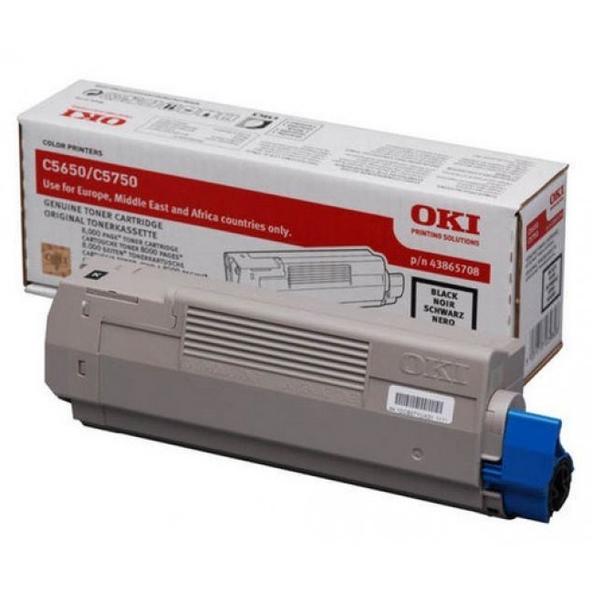 OKI 43865708 toner cartridge 1 pc(s) Original Black OKI 43865708 toner cartridge 1 pc(s) Original Black