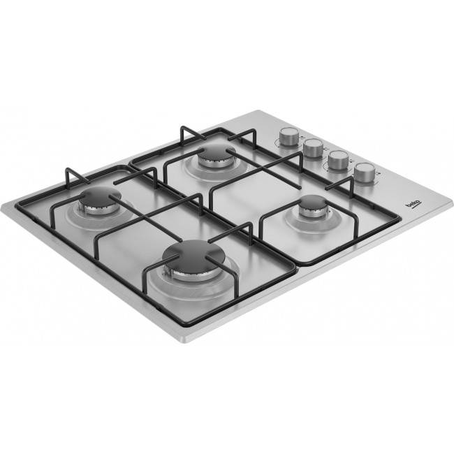 Beko HIBG64120SX hob Stainless steel Built-in 60 cm Gas 4 zone(s) Beko HIBG64120SX hob Stainless steel Built-in 60 cm Gas 4 zone(s)