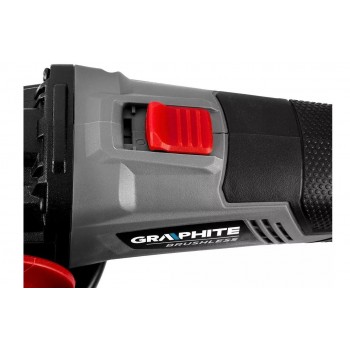 Graphite Energy+ 18V Li-Ion brushless cordless angle grinder 125 mm blade without battery