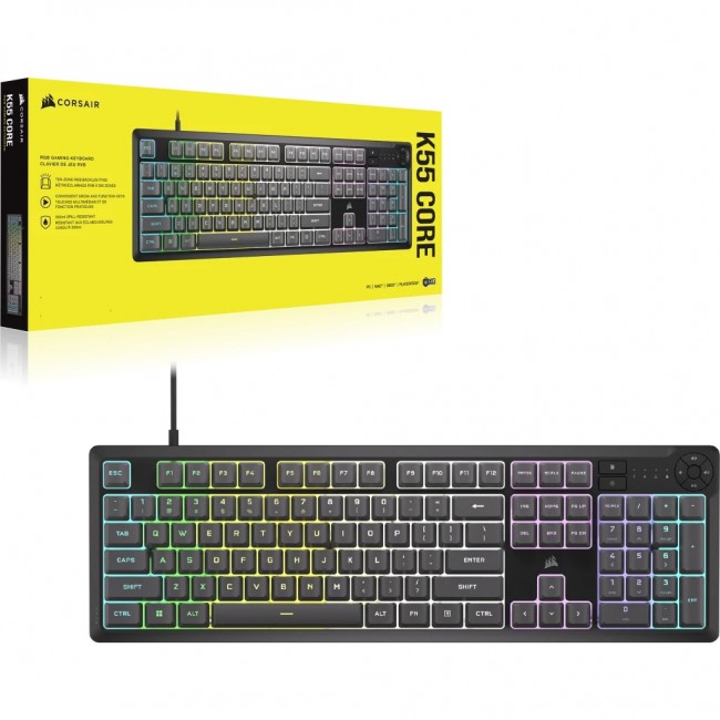Corsair CH-9226D65-DE keyboard Gaming USB QWERTZ German Grey Corsair CH-9226D65-DE keyboard Gaming USB QWERTZ German Grey