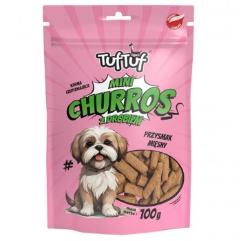 TUF TUF Mini Churros with poultry - dog treat - 100g