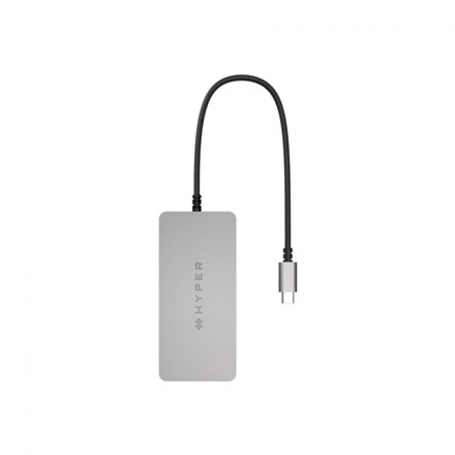 HYPER HDMB2 interface hub USB 3.2 Gen 1 (3.1 Gen 1) Type-C 5000 Mbit/s Stainless steel HYPER HDMB2 interface hub USB 3.2 Gen 1 (3.1 Gen 1) Type-C 5000 Mbit/s Stainless steel