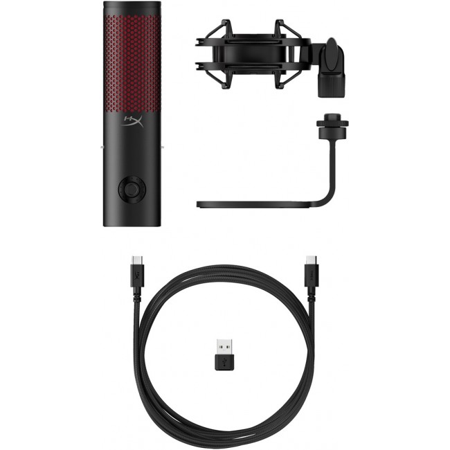 HyperX QuadCast 2 - USB Microphone (Black) Podcast microphone