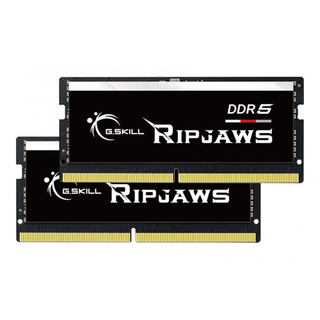 G.Skill Ripjaws F5-4800S3434A16GX2-RS memory module 32 GB 2 x 16 GB DDR5 262-pin SO-DIMM G.Skill Ripjaws F5-4800S3434A16GX2-RS memory module 32 GB 2 x 16 GB DDR5 262-pin SO-DIMM