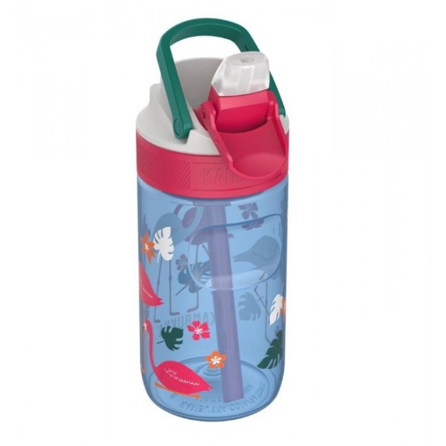 Kambukka Lagoon 400ml Blue Flamingo baby water bottle