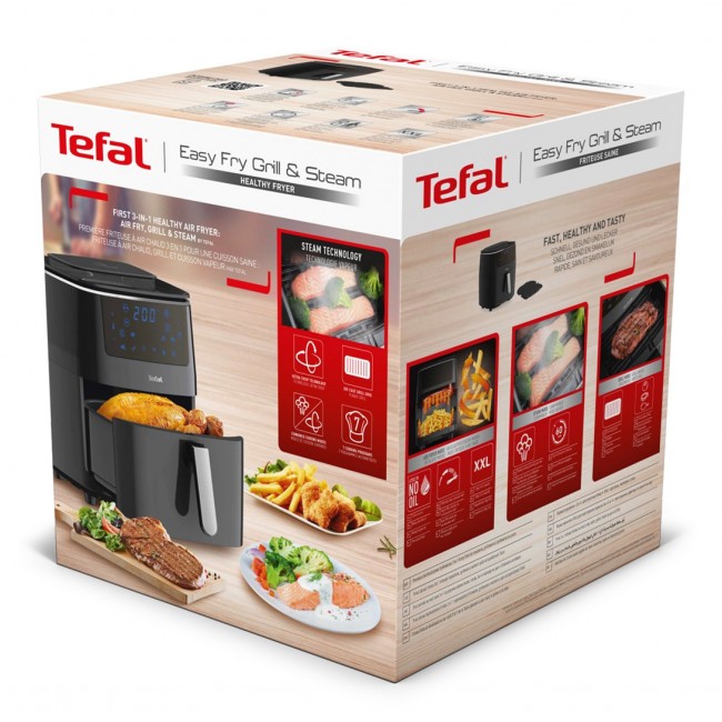 Tefal Easy Fry Grill & Steam FW2018 Single 6.5 L Stand-alone 1700 W Hot air fryer Black