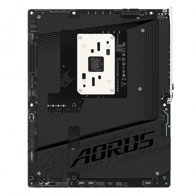 GIGABYTE B850 AORUS STEALTH Motherboard - AMD Ryzen 9000 Series CPUs, 14+2+2 Phases Digital VRM, up to 8200MHz DDR5 (OC), 2xPCIe 5.0 + 2xPCIe 4.0 M.2, WIFI 7, 5 GbE LAN, USB 3.2 Gen 2