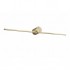 Kinquet Modern Slim Golden Kinquet Bath Lamp