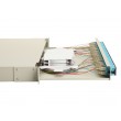 Equip 24-Port Fiber Optic Splice Box, SC Duplex, OM3, 1U, Equipped, Grey
