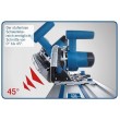 Scheppach PL55 16 cm Black, Blue, Silver 9500 RPM 1200 W
