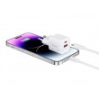 Equip 2-Port 20W GaN USB PD Charger, USB-C x 1, USB-A x 1, 25pcs/pack