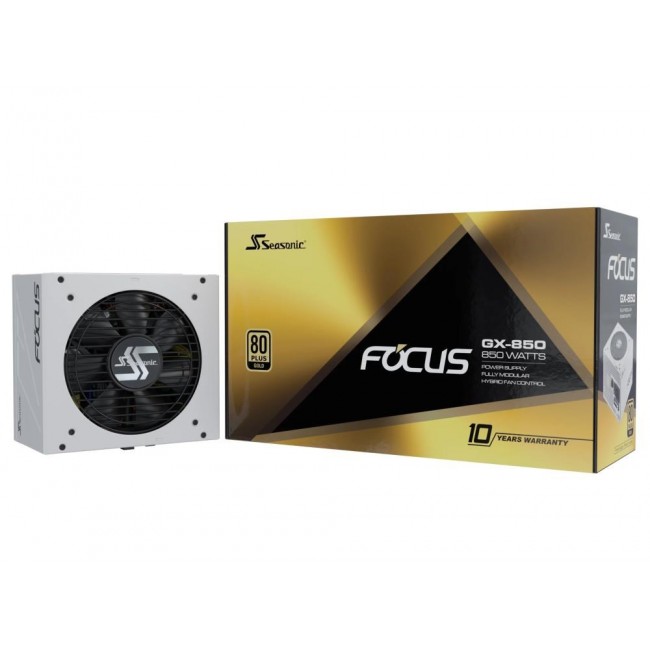Seasonic Focus GX-850 power supply unit 850 W 20+4 pin ATX ATX White