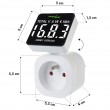 GreenBlue energy meter, wattmeter, 16A, max. 3680W, sub-memory, GB620 E