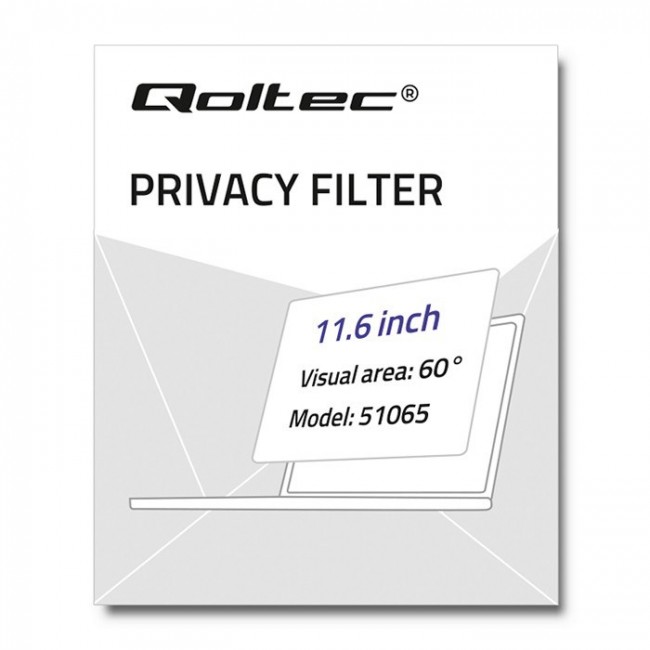 Qoltec 51065 display privacy filters 29.5 cm (11.6