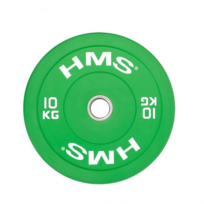 HMS Fitness CBR10 1 pc(s) Olympic Bumper weight disc HMS Fitness CBR10 1 pc(s) Olympic Bumper weight disc
