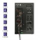 Qoltec Zasilacz awaryjny UPS On-line | Pure Sine Wave | 3kVA | 2.4kW | LCD | USB Qoltec Zasilacz awaryjny UPS On-line | Pure Sine Wave | 3kVA | 2.4kW | LCD | USB