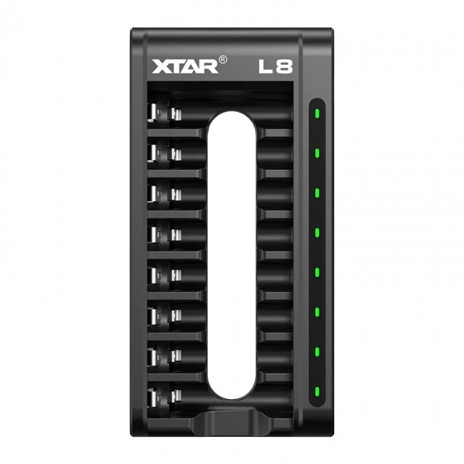 Battery charger AA/AAA 1,5 V i 1,2V, smart - 8 slots Battery charger AA/AAA 1,5 V i 1,2V, smart - 8 slots