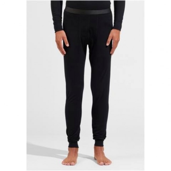ODLO BL BOTTOM long MERINO trousers, size M, black ODLO BL BOTTOM long MERINO trousers, size M, black