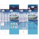Bestway Fast Set 57376 above ground pool Inflatable pool Round 7340 L Grey