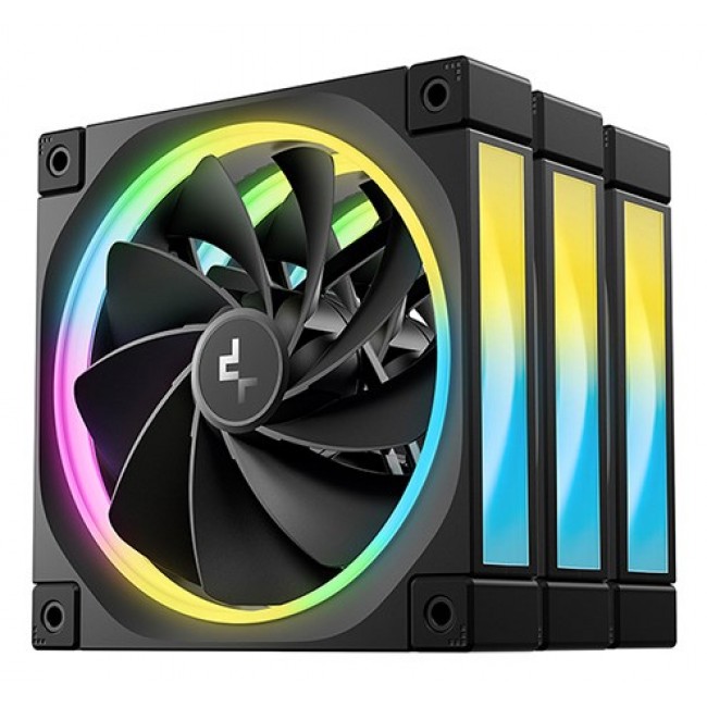 DeepCool FL12R-3 IN 1 Computer case Fan 12 cm Black 3 pc(s) DeepCool FL12R-3 IN 1 Computer case Fan 12 cm Black 3 pc(s)