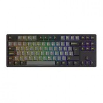 AKKO Black & Gold 5087S Gaming Tastatur, RGB Akko V3 Cream Yellow Pro Switches, ISO DE, schwarz & gold