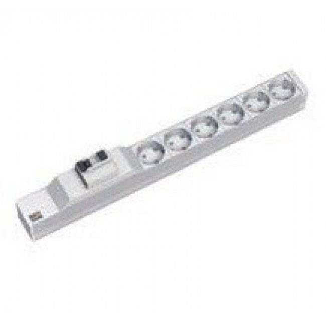 Bachmann 333.411 power distribution unit (PDU) 6 AC outlet(s) 1U Grey, Silver