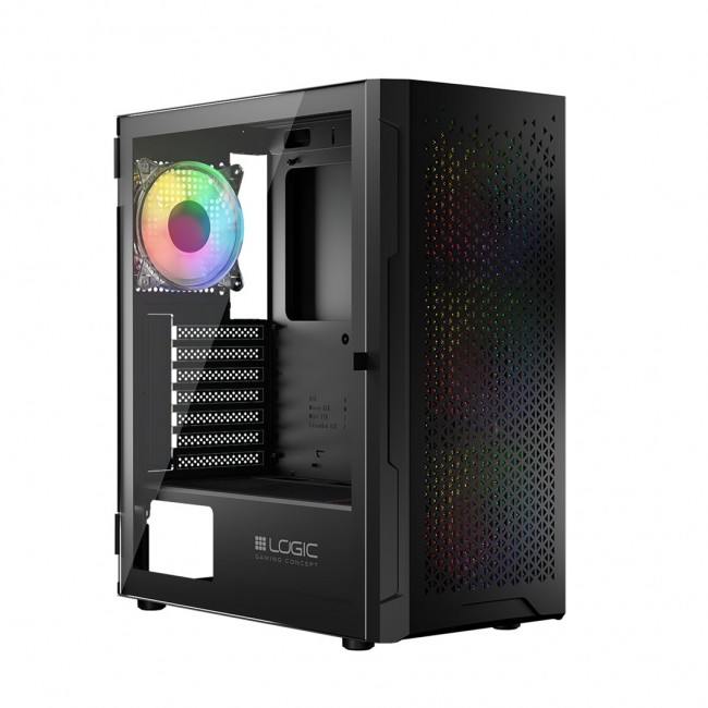 Logic ARAMIS ARGB MINIDI USB 3.0 Case Black