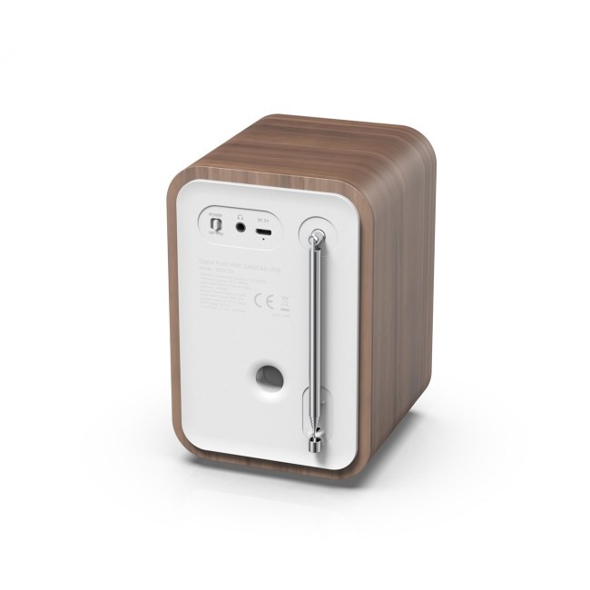 Denver DAB-48WHITE Personal Digital White, Wood