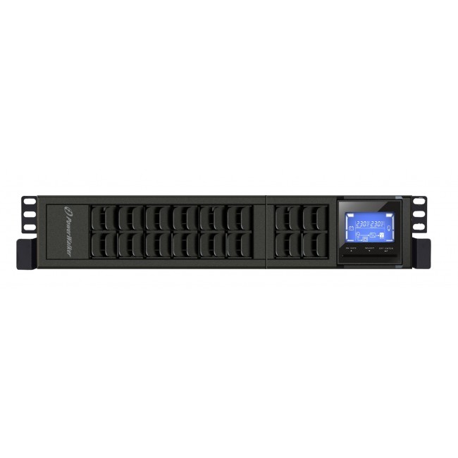 PowerWalker VFI 1000CRM LCD uninterruptible power supply (UPS) Double-conversion (Online) 1 kVA 800 W 3 AC outlet(s)