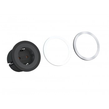 Bachmann 926.001 socket-outlet Type F Black