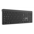 Gembird Dual-mode pro-business slim wireless keyboard, 2.4G+BT, Cyrillic layout Gembird Dual-mode pro-business slim wireless keyboard, 2.4G+BT, Cyrillic layout