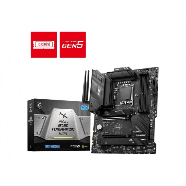 MSI MAG B760 TOMAHAWK WIFI motherboard LGA 1700 ATX