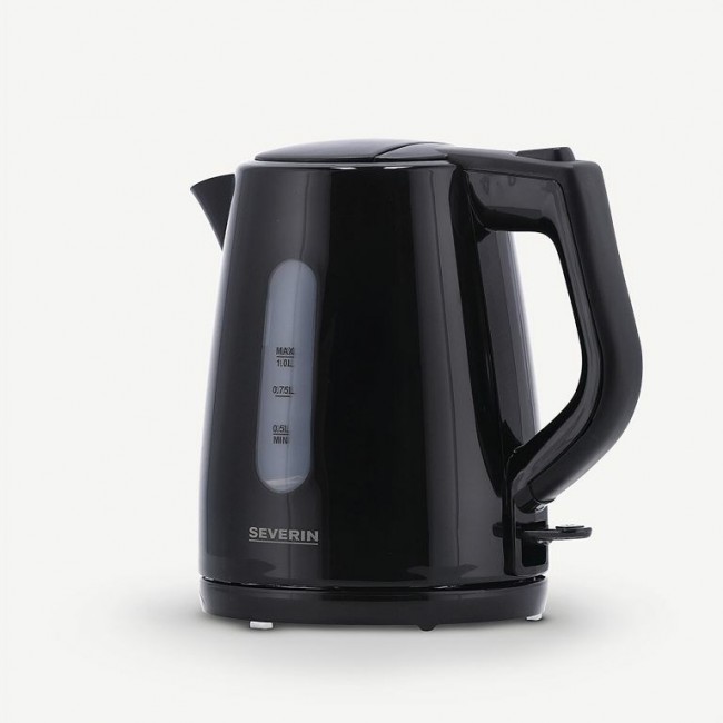 Severin WK 3410 electric kettle 1 L 2200 W Black