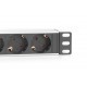 Digitus 10 Socket Strip with Aluminum Profile, 4-way safety sockets Digitus 10 Socket Strip with Aluminum Profile, 4-way safety sockets
