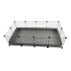 C&C Modular cage 4x2 145 x 75 cm silver C&C Modular cage 4x2 145 x 75 cm silver