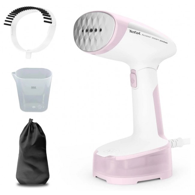 Tefal DT3050 Manual Clothes Steamer 0.12 l 1300 W Pink, White Tefal DT3050 Manual Clothes Steamer 0.12 l 1300 W Pink, White