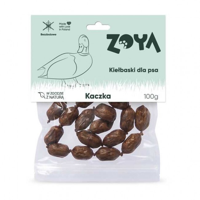 ZOYA Duck sausages - dog treat - 100g