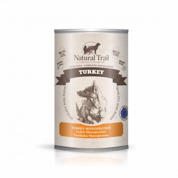 NATURAL TRAIL Turkey - wet dog food - 400g