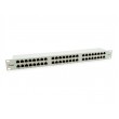 Equip 48-Port Cat.6 Shielded Patch Panel, Light Grey Equip 48-Port Cat.6 Shielded Patch Panel, Light Grey