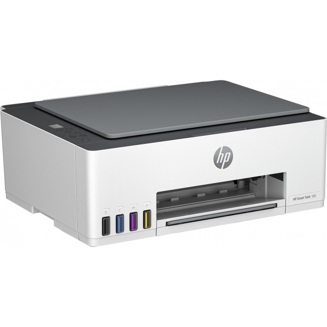 HP Smart Tank 580 All-in-One Printer, Home and home office, Print, copy, scan, Wireless High-volume printer tank Print from phone or tablet Scan to PDF