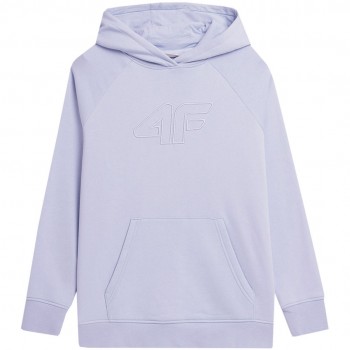 Women's sweatshirt 4F F0765 light purple 4FAW23TSWSF0765 52S L