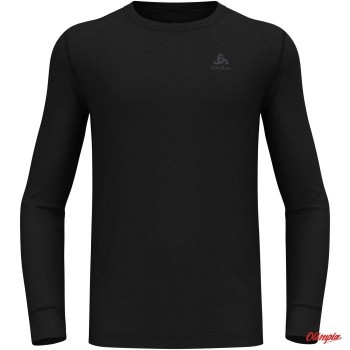 Odlo BL TOP crew neck l/s MERINO 200 men's T-shirt, size L, black