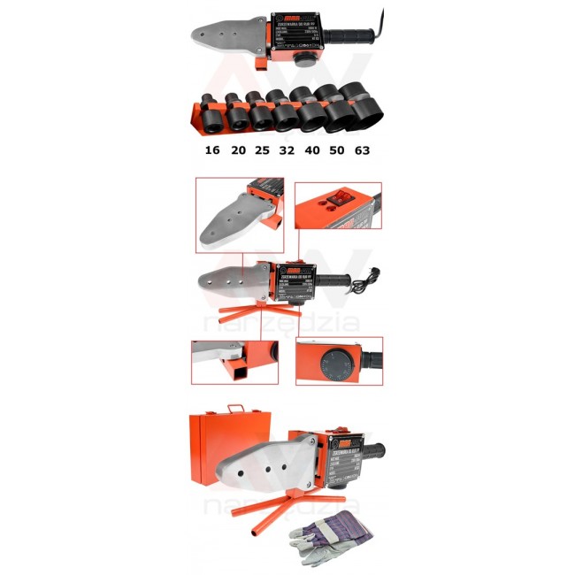 MAR-POL WELDING MACHINE FOR PVC PIPES LARGE /1500W