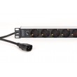 Digitus DN-95437 power distribution unit (PDU) 9 AC outlet(s) 1U Black, Silver