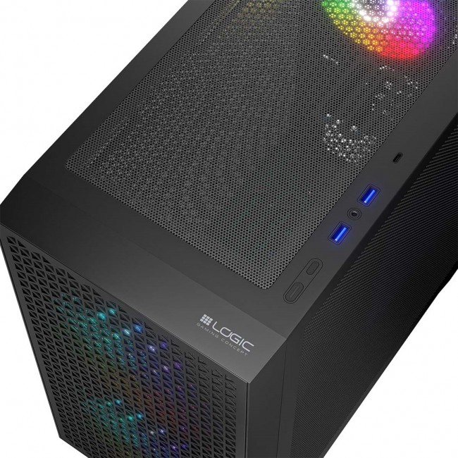 Logic DART PRO ARGB MINI USB-C PC Case Black Logic DART PRO ARGB MINI USB-C PC Case Black