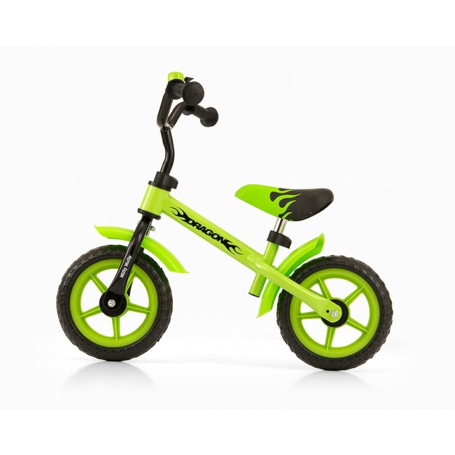 Milly Mally Dragon bicycle City Steel Black,Green Child unisex