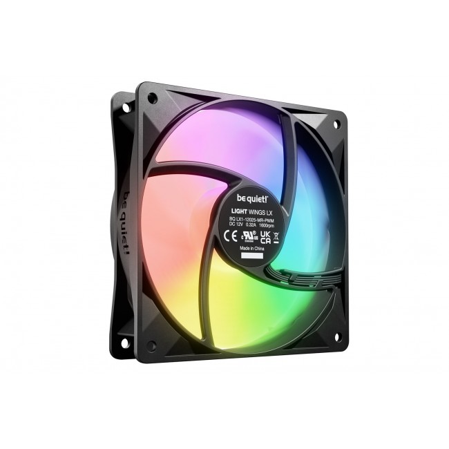be quiet! LIGHT WINGS LX 120mm PWM Computer case Fan 12 cm Black 1 pc(s) be quiet! LIGHT WINGS LX 120mm PWM Computer case Fan 12 cm Black 1 pc(s)