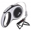 Flexi New Comfort M Tape 5 m Black Dog Retractable lead
