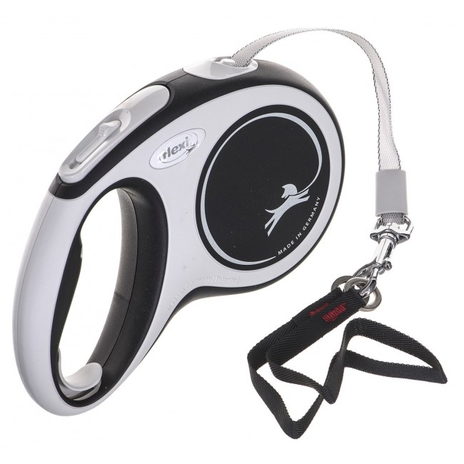 Flexi New Comfort M Tape 5 m Black Dog Retractable lead Flexi New Comfort M Tape 5 m Black Dog Retractable lead