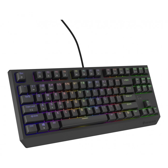 GENESIS Thor 230 TKL keyboard Gaming USB QWERTY US English Black GENESIS Thor 230 TKL keyboard Gaming USB QWERTY US English Black